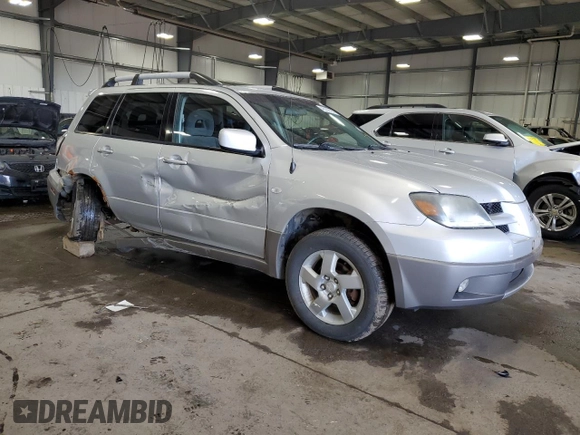 2003 Mitsubishi Outlander XLS with VIN JA4LZ41G93U031003, listed as a Copart auction lot 48399025 with 224,367 mi miles and Salvage Title. Bid and sale history available at carsss.com. Image 4.