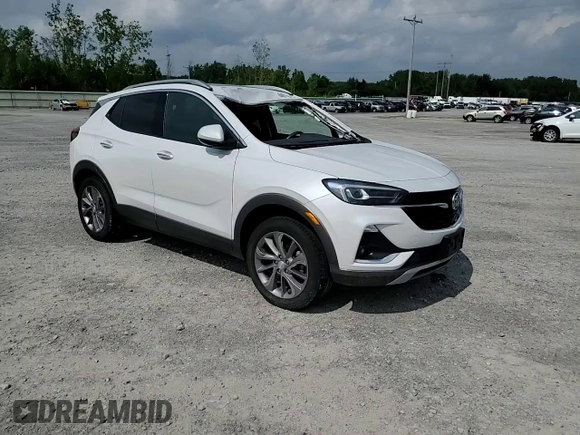 2022 Buick Encore GX Essence with VIN KL4MMGSL2NB119549, listed as a Copart auction lot 64615915 with 19,025 mi miles and Salvage title. Bid and sale history available at DreamBid. Image 14.