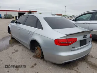 2013 Audi A4 Premium with VIN WAUAFAFL0DA158572, listed as a IAAI auction lot 41956783 with 119,166 mi miles. Bid and sale history available at carsss.com. Image 3.