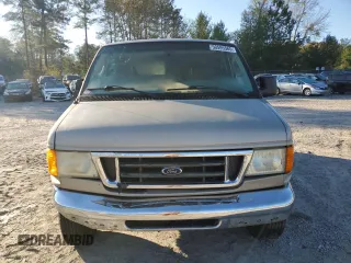 2007 Ford Econoline Passenger XL with VIN 1FBNE31L67DA55402, listed as a Copart auction lot 50595565 with 247,129 mi miles and Salvage Title. Bid and sale history available at carsss.com. Image 5.