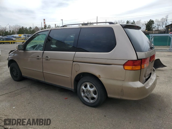 2003 Honda Odyssey EX-L with VIN 5FNRL18933B020997, listed as a Copart auction lot 49858395 with 264,091 mi miles and Salvage Title. Bid and sale history available at DreamBid. Image 2.