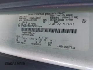 2016 Ford Transit с VIN 1FDYR2CMXGKB55944, выставлен на аукционе IAAI как лот 42294071 с пробегом 311 969 миль миль и . История ставок и продаж доступна на DreamBid. Изображение 9.