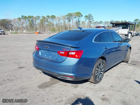 2024 Chevrolet Malibu RS with VIN 1G1ZG5ST4RF236919, listed as a IAAI auction lot 41680884 with 3,329 mi miles. Bid and sale history available at carsss.com. Image 4.