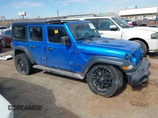 2023 Jeep Wrangler Sport S with VIN 1C4HJXDN6PW592915, listed as a IAAI auction lot 41662077 with 43,129 mi miles and . Bid and sale history available at DreamBid. Image 14.
