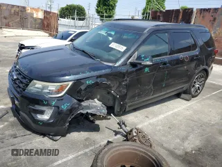 2016 Ford Explorer Sport z VIN 1FM5K8GT2GGA96029, wystawiony jako Copart lot #61100915 z przebiegiem 107 923 mil mil oraz Szkoda całkowita • Salvage title. Historia ofert i sprzedaży dostępna na DreamBid. Obrazek 1.