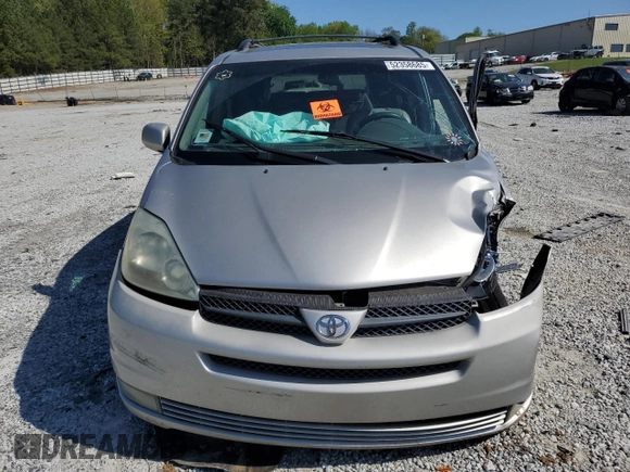 2004 Toyota Sienna XLE with VIN 5TDZA22C04S068616, listed as a Copart auction lot 52358685 with 0 mi miles and Salvage Title. Bid and sale history available at carsss.com. Image 5.