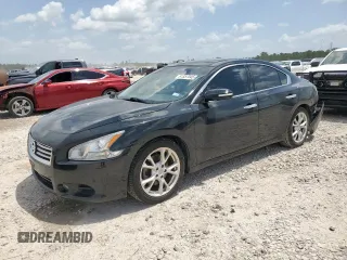 2014 Nissan Maxima SV with VIN 1N4AA5AP3EC494649, listed as a Copart auction lot 61357045 with 97,033 mi miles and Salvage title. Bid and sale history available at DreamBid. Image 1.