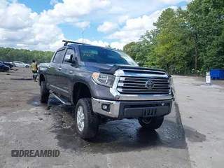 2018 Toyota Tundra SR5 with VIN 5TFFY5F16JX230635, listed as a IAAI auction lot 42480864 with 128,579 mi miles and . Bid and sale history available at DreamBid. Image 1.