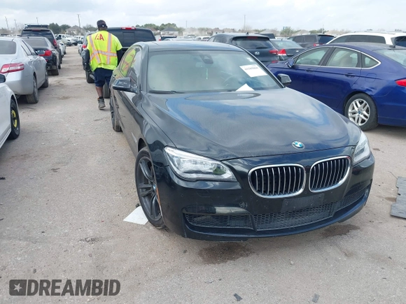 2013 BMW 7 Series 750Li with VIN WBAYE8C55DD133178, listed as a IAAI auction lot 41509860 with 90,841 mi miles and . Bid and sale history available at DreamBid. Image 1.