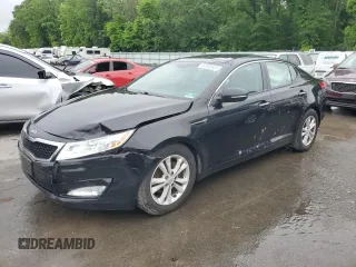2013 Kia Optima EX z VIN 5XXGN4A75DG153108, wystawiony jako Copart lot #57833425 z przebiegiem 141 329 mil mil oraz Szkoda całkowita • Salvage title. Historia ofert i sprzedaży dostępna na DreamBid. Obrazek 1.