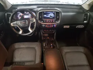 2015 GMC Canyon 4WD SLE with VIN 1GTG6BE36F1187064, listed as a Copart auction lot 46594735 with 109,987 mi miles and Salvage Title. Bid and sale history available at carsss.com. Image 8.