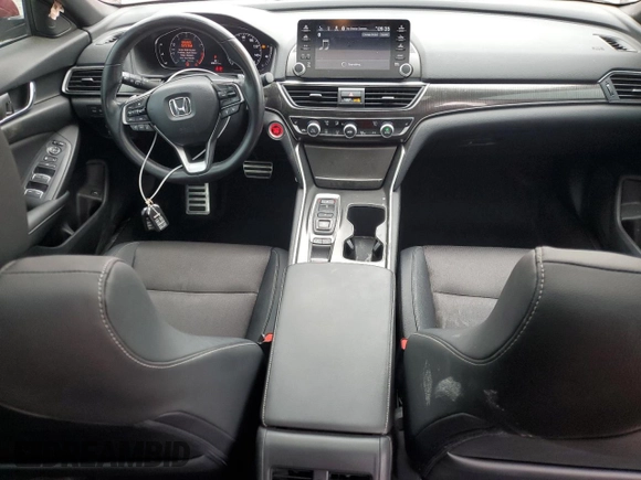 2020 Honda Accord Sport with VIN 1HGCV2F3XLA025614, listed as a Copart auction lot 55842835 with 98,117 mi miles and Salvage title. Bid and sale history available at DreamBid. Image 8.