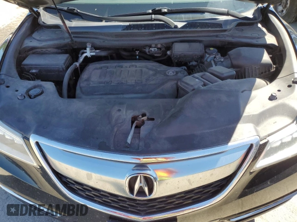 2016 Acura MDX with VIN 5FRYD4H25GB015303, listed as a Copart auction lot 60647054 with 169,759 mi miles and Salvage Title. Bid and sale history available at carsss.com. Image 12.
