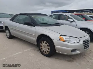 2004 Chrysler Sebring LX with VIN 1C3EL45X24N108546, listed as a Copart auction lot 76818264 with 0 mi miles and Non Repairable. Bid and sale history available at carsss.com. Image 4.