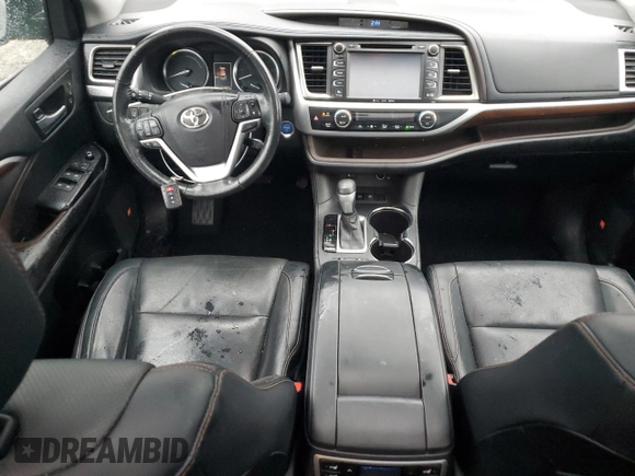 2016 Toyota Highlander Hybrid Limited with VIN 5TDDCRFHXGS020659, listed as a Copart auction lot 43476695 with 92,967 mi miles and Salvage Title. Bid and sale history available at carsss.com. Image 8.