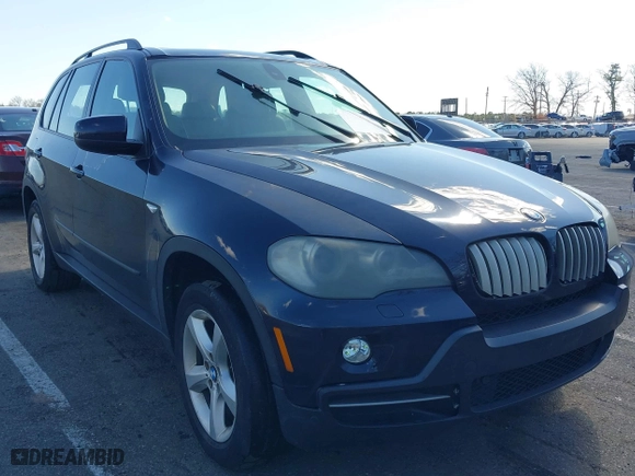 2009 BMW X5 30i with VIN 5UXFE43589L270050, listed as a IAAI auction lot 41747960 with 186,600 mi miles. Bid and sale history available at carsss.com. Image 1.