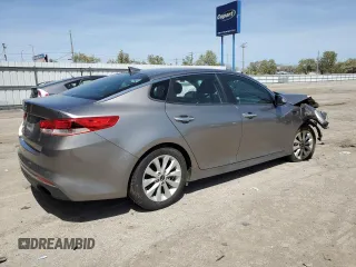 2018 Kia Optima LX with VIN 5XXGT4L31JG256909, listed as a Copart auction lot 54837355 with 87,900 mi miles and Clean title. Bid and sale history available at DreamBid. Image 3.