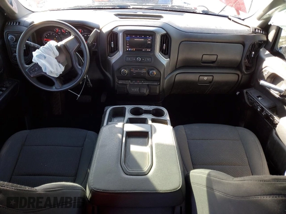 2021 Chevrolet Silverado 1500 Custom Trail Boss with VIN 1GCPYCEF6MZ187624, listed as a Copart auction lot 45992685 with 82,428 mi miles and Salvage Title. Bid and sale history available at DreamBid. Image 8.