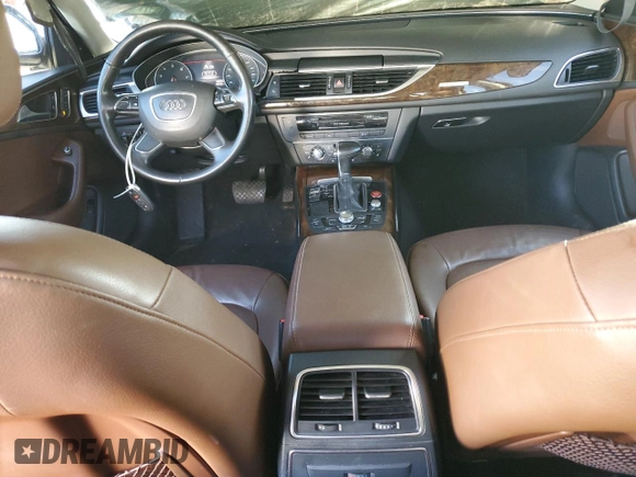 2013 Audi A6 Premium Plus with VIN WAUGGAFC6DN030112, listed as a Copart auction lot 47592835 with 196,190 mi miles and Salvage title. Bid and sale history available at DreamBid. Image 8.