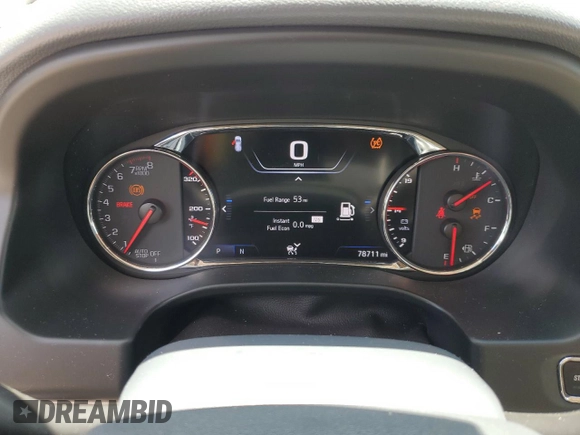 2020 GMC Acadia Denali with VIN 1GKKNPLS1LZ189956, listed as a Copart auction lot 56107695 with 78,711 mi miles and Salvage title. Bid and sale history available at DreamBid. Image 9.