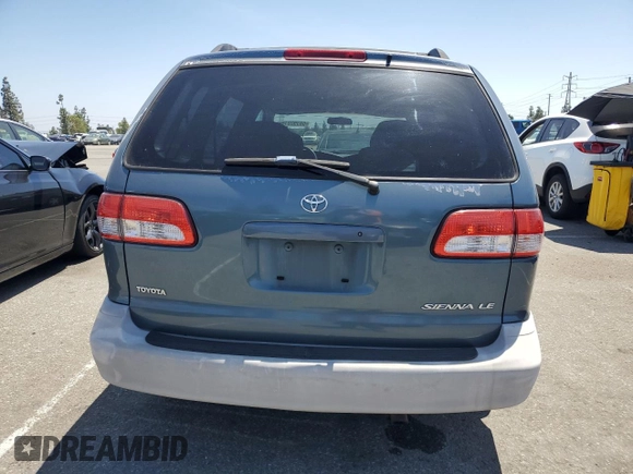 2002 Toyota Sienna LE с VIN 4T3ZF13C82U452780, выставлен на аукционе Copart как лот 58392815 с пробегом 184 084 миль миль и Списание • Salvage title. История ставок и продаж доступна на DreamBid. Изображение 6.