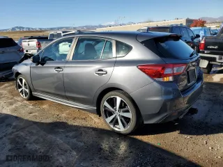 2018 Subaru Impreza Sport with VIN 4S3GTAM69J3746781, listed as a Copart auction lot 80915304 with 70,960 mi miles and Salvage Title. Bid and sale history available at carsss.com. Image 2.