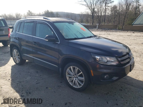 2016 Volkswagen Tiguan S with VIN WVGBV7AX7GW607563, listed as a Copart auction lot 49958725 with 92,464 mi miles and Salvage Title. Bid and sale history available at DreamBid. Image 4.