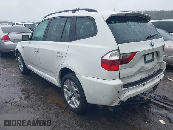 2007 BMW X3 3.0si with VIN WBXPC934X7WF25718, listed as a IAAI auction lot 41421339 with 181,274 mi miles. Bid and sale history available at carsss.com. Image 3.