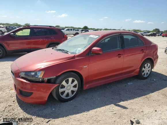 2014 Mitsubishi Lancer Sportback ES with VIN JA32X2HU8EU005470, listed as a Copart auction lot 73114204 with 0 mi miles and Salvage Title. Bid and sale history available at carsss.com. Image 1.