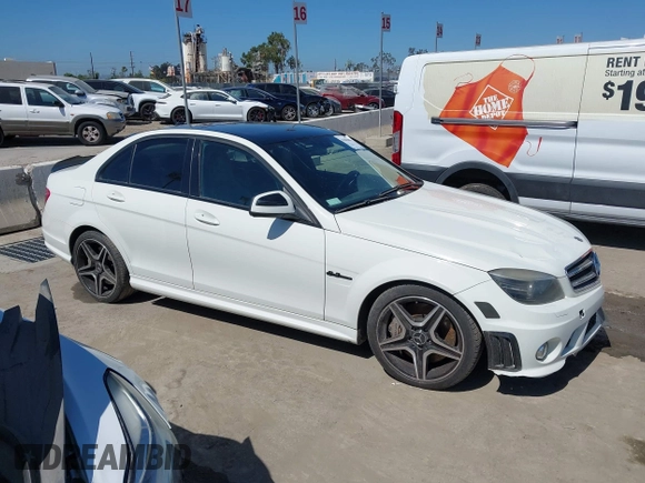 2009 Mercedes-Benz C 63 AMG with VIN WDDGF77X19F200295, listed as a IAAI auction lot 41861803 with 95,069 mi miles and . Bid and sale history available at DreamBid. Image 13.