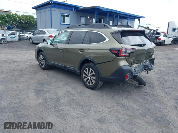 2021 Subaru Outback Premium with VIN 4S4BTADC2M3159001, listed as a IAAI auction lot 42607919 with 60,974 mi miles and . Bid and sale history available at DreamBid. Image 3.