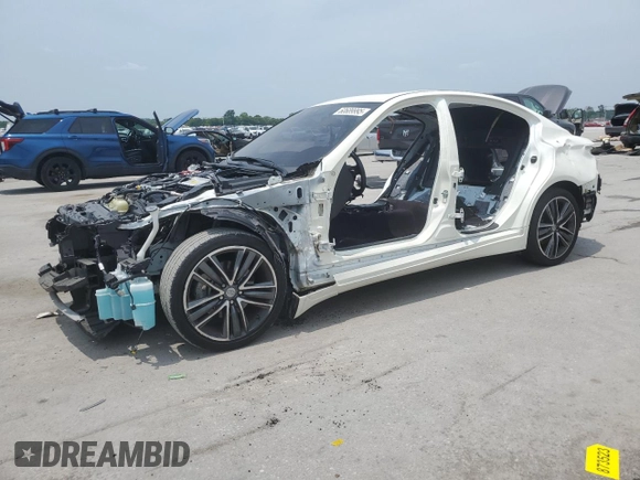 2021 Infiniti Q50 Sensory with VIN JN1EV7CP4MM700212, listed as a Copart auction lot 60689995 with Not provided miles and Salvage title. Bid and sale history available at DreamBid. Image 1.