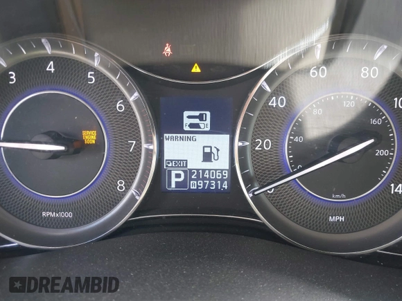 2011 Infiniti QX56 7-passenger with VIN JN8AZ2NF7B9000101, listed as a IAAI auction lot 42004965 with 214,069 mi miles and . Bid and sale history available at DreamBid. Image 7.