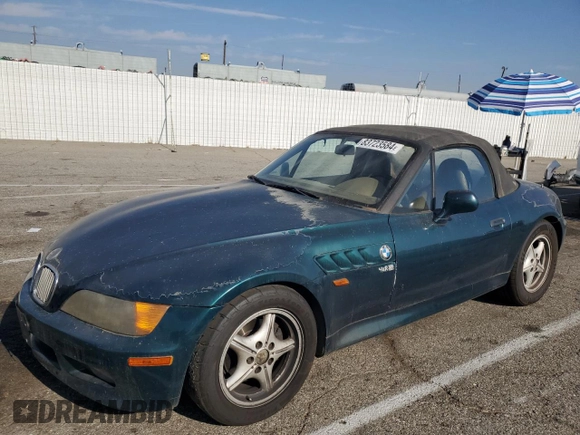 1997 BMW 3 Series 1.9L with VIN 4USCH7322VLB77986, listed as a Copart auction lot 83723584 with 88,712 mi miles and Clean Title. Bid and sale history available at carsss.com. Image 1.