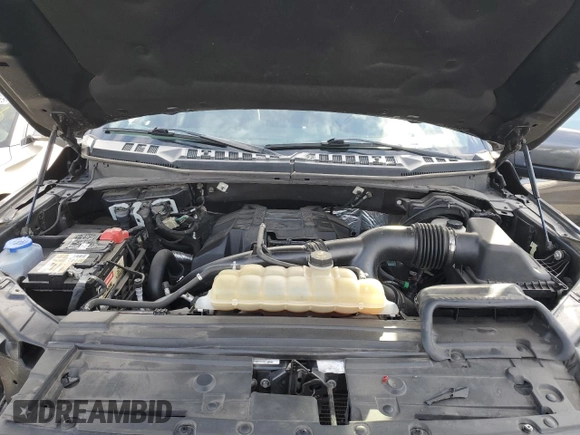 2018 Ford F-150 XL with VIN 1FTEW1EP0JKE59776, listed as a Copart auction lot 46845825 with 107,567 mi miles and Salvage Title. Bid and sale history available at carsss.com. Image 12.