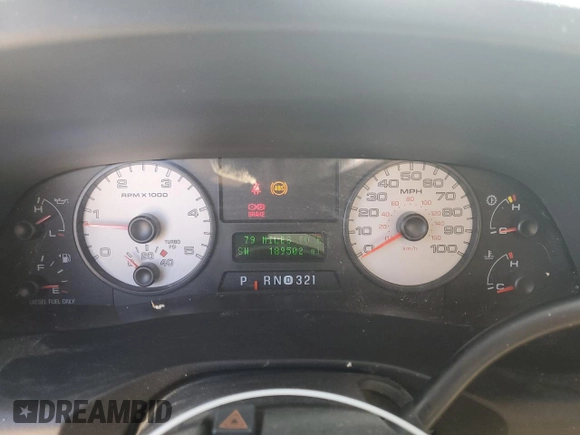 2007 Ford F-250 XL with VIN 1FTSW20P97EA94649, listed as a Copart auction lot 49602445 with 189,502 mi miles and Salvage Title. Bid and sale history available at DreamBid. Image 9.