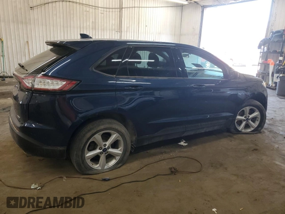 2017 Ford Edge SE with VIN 2FMPK4G94HBC42056, listed as a Copart auction lot 50370635 with 168,754 mi miles and Salvage Title. Bid and sale history available at carsss.com. Image 3.
