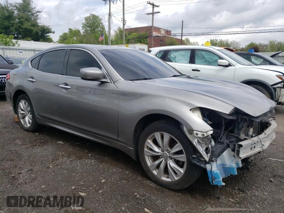 2011 Infiniti M37 with VIN JN1BY1AR1BM370358, listed as a Copart auction lot 54007994 with 0 mi miles and Salvage Title. Bid and sale history available at carsss.com. Image 4.