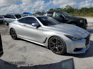 2018 Infiniti Q60 Sport with VIN JN1EV7EK8JM343260, listed as a Copart auction lot 77570344 with 74,508 mi miles and Non Repairable. Bid and sale history available at DreamBid. Image 4.
