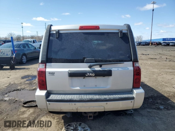 2006 Jeep Commander with VIN 1J8HH48N96C226301, listed as a Copart auction lot 52431995 with 225,569 mi miles and Clean title. Bid and sale history available at DreamBid. Image 6.