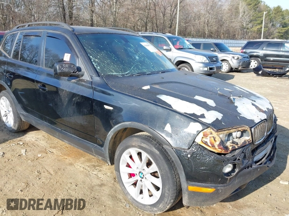 2008 BMW X3 3.0si with VIN WBXPC93428WJ04266, listed as a IAAI auction lot 41464577 with 1 mi miles. Bid and sale history available at carsss.com. Image 12.