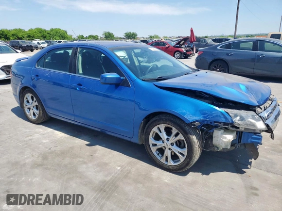 2012 Ford Fusion SE with VIN 3FAHP0HA5CR429222, listed as a Copart auction lot 53366525 with 162,335 mi miles and Salvage title. Bid and sale history available at DreamBid. Image 4.