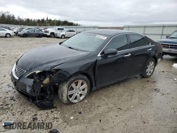 2009 Lexus ES with VIN JTHBJ46G492293757, listed as a Copart auction lot 53631575 with 122,293 mi miles and Non Repairable. Bid and sale history available at carsss.com. Image 1.