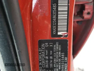 2008 Kia Rio LX with VIN KNADE123486315485, listed as a Copart auction lot 46528395 with 140,976 mi miles and Salvage Title. Bid and sale history available at DreamBid. Image 14.