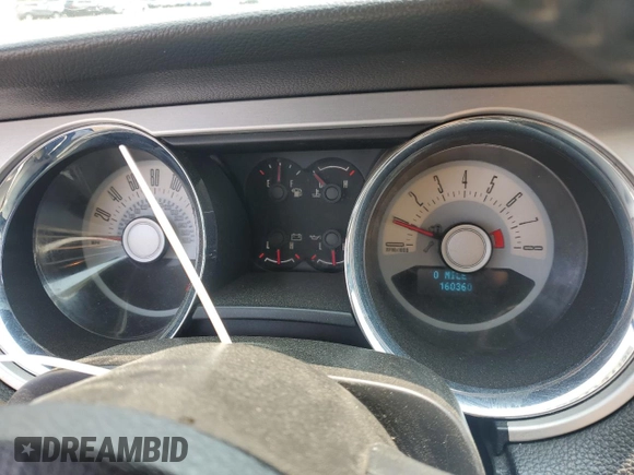 2012 Ford Mustang Premium with VIN 1ZVBP8AM2C5277760, listed as a Copart auction lot 59179115 with 160,360 mi miles and Salvage title. Bid and sale history available at DreamBid. Image 9.