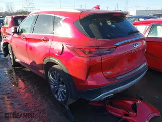 2023 Infiniti QX50 SENSORY with VIN 3PCAJ5EB7PF108118, listed as a IAAI auction lot 41425434 with 16,968 mi miles. Bid and sale history available at carsss.com. Image 3.