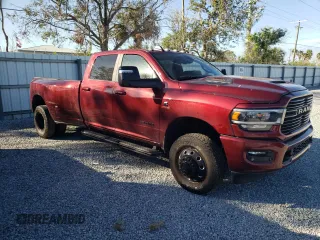 2023 Ram 3500 Laramie with VIN 3C63RRJL7PG557369, listed as a Copart auction lot 75083304 with 6,390 mi miles and Non Repairable. Bid and sale history available at carsss.com. Image 4.