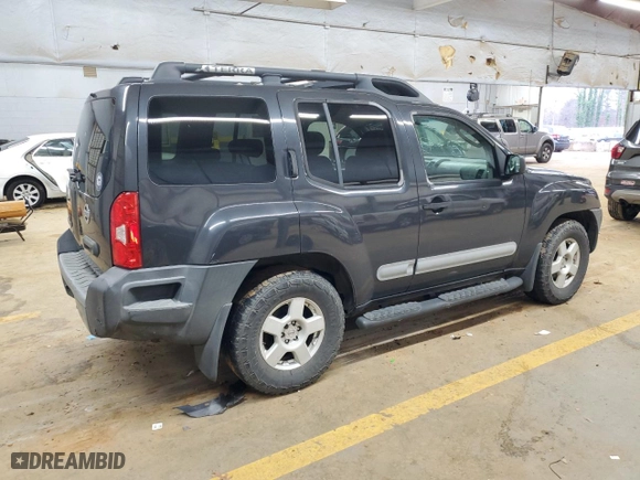 2005 Nissan Xterra S with VIN 5N1AN08U95C656325, listed as a Copart auction lot 87080194 with 208,773 mi miles and Clean Title. Bid and sale history available at carsss.com. Image 3.