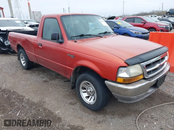 1999 Ford Ranger XL with VIN 1FTYR10C2XUB86488, listed as a IAAI auction lot 41995705 with 143,758 mi miles and . Bid and sale history available at DreamBid. Image 1.