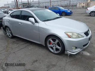 2007 Lexus IS 250 with VIN JTHBK262272051293, listed as a IAAI auction lot 42439125 with 209,242 mi miles and . Bid and sale history available at DreamBid. Image 1.